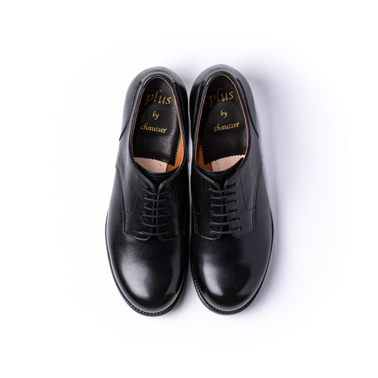 PC-5021 PLAIN TOE SHOES BL