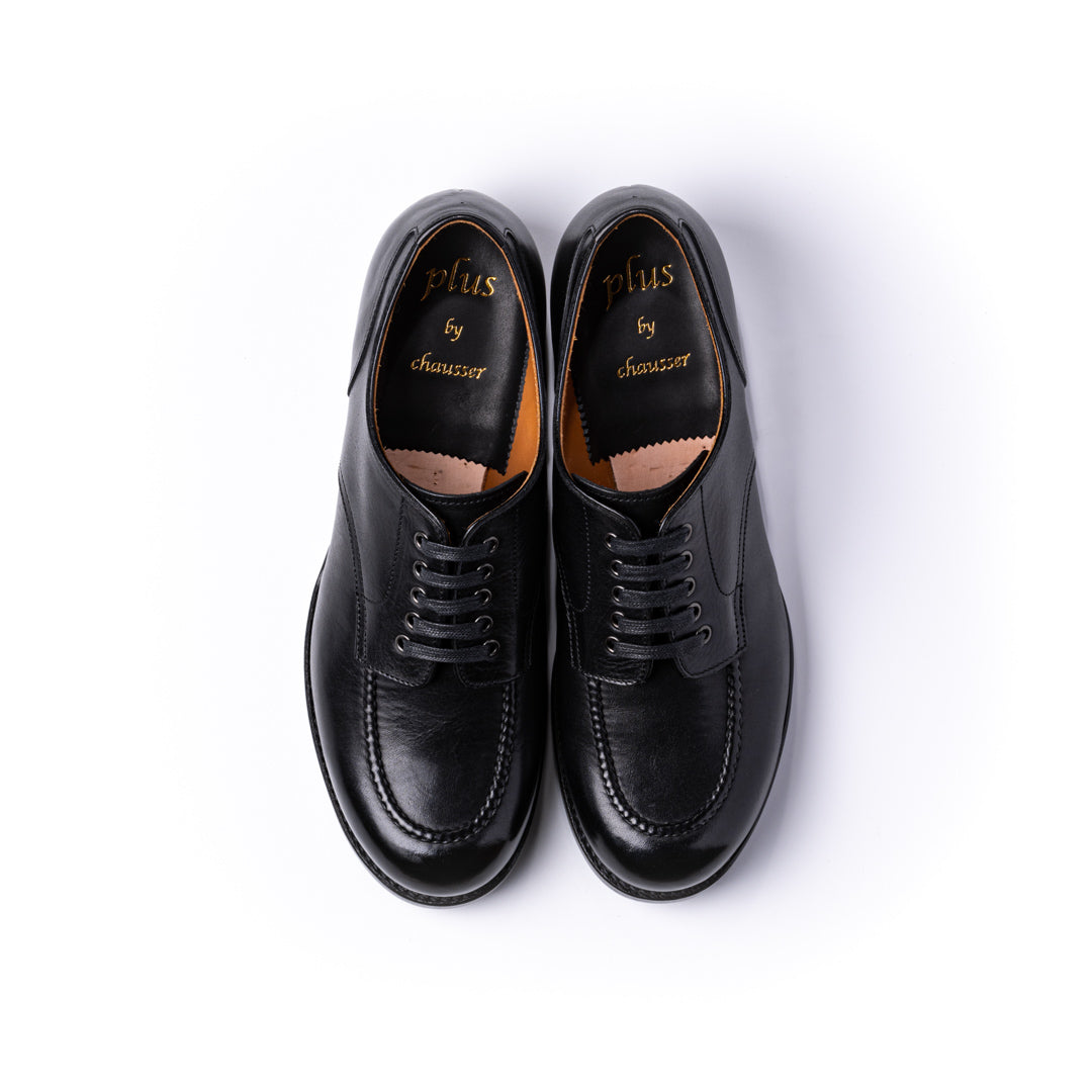 PC-5017 U-TIP LACE-UP SHOES BL