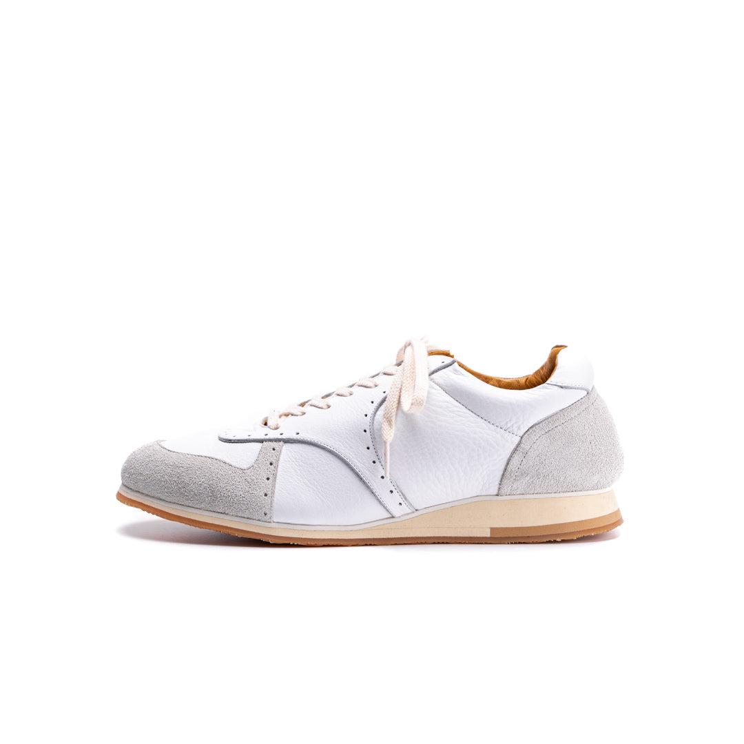 MU-955 LEATHER SNEAKERS WH
