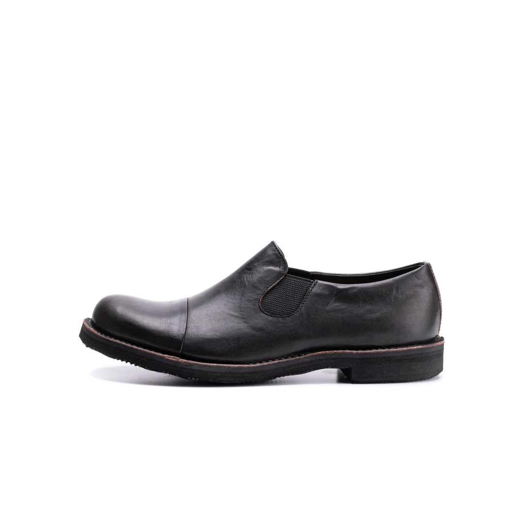 MU-968 SIDE-GORE SLIP-ON SHOES BL