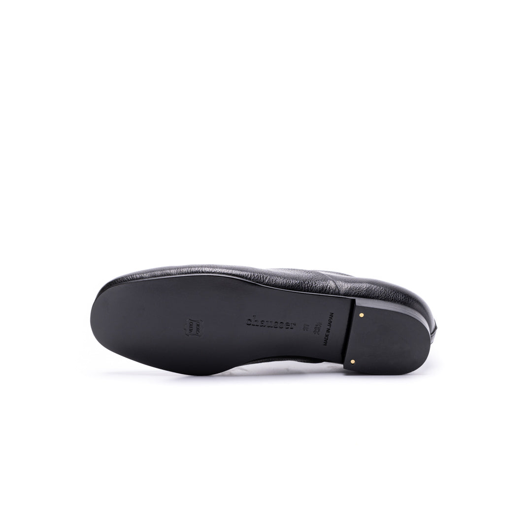 C-2258 PLAIN TOE SHOES BL