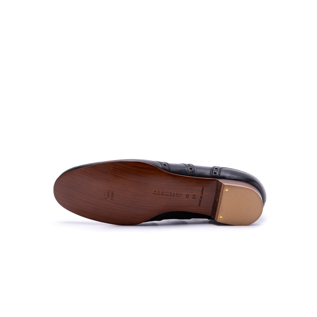 C-279 WINGTIP SHOES BL