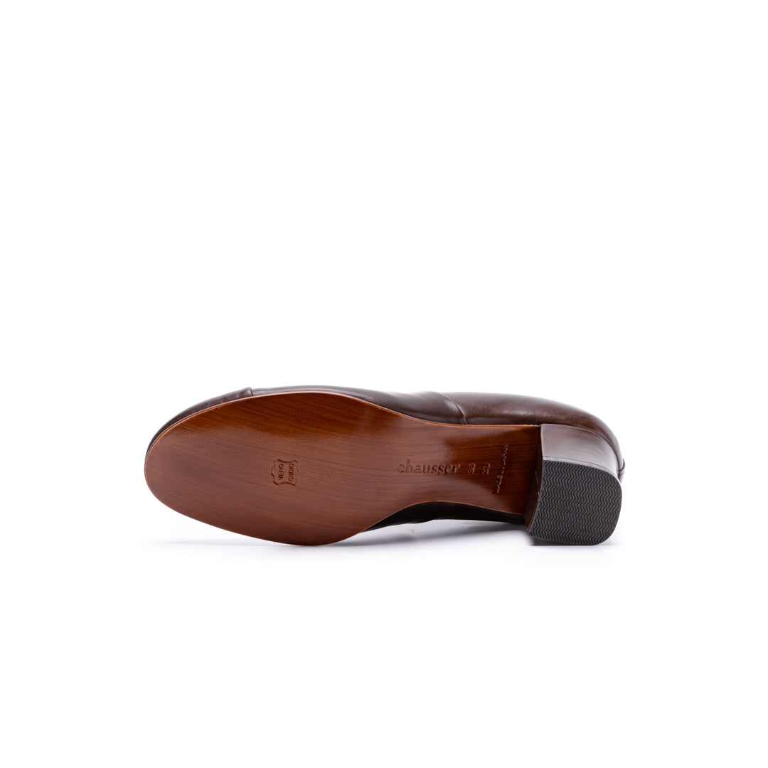 C-2243 CAP-TOE HEELS DBR