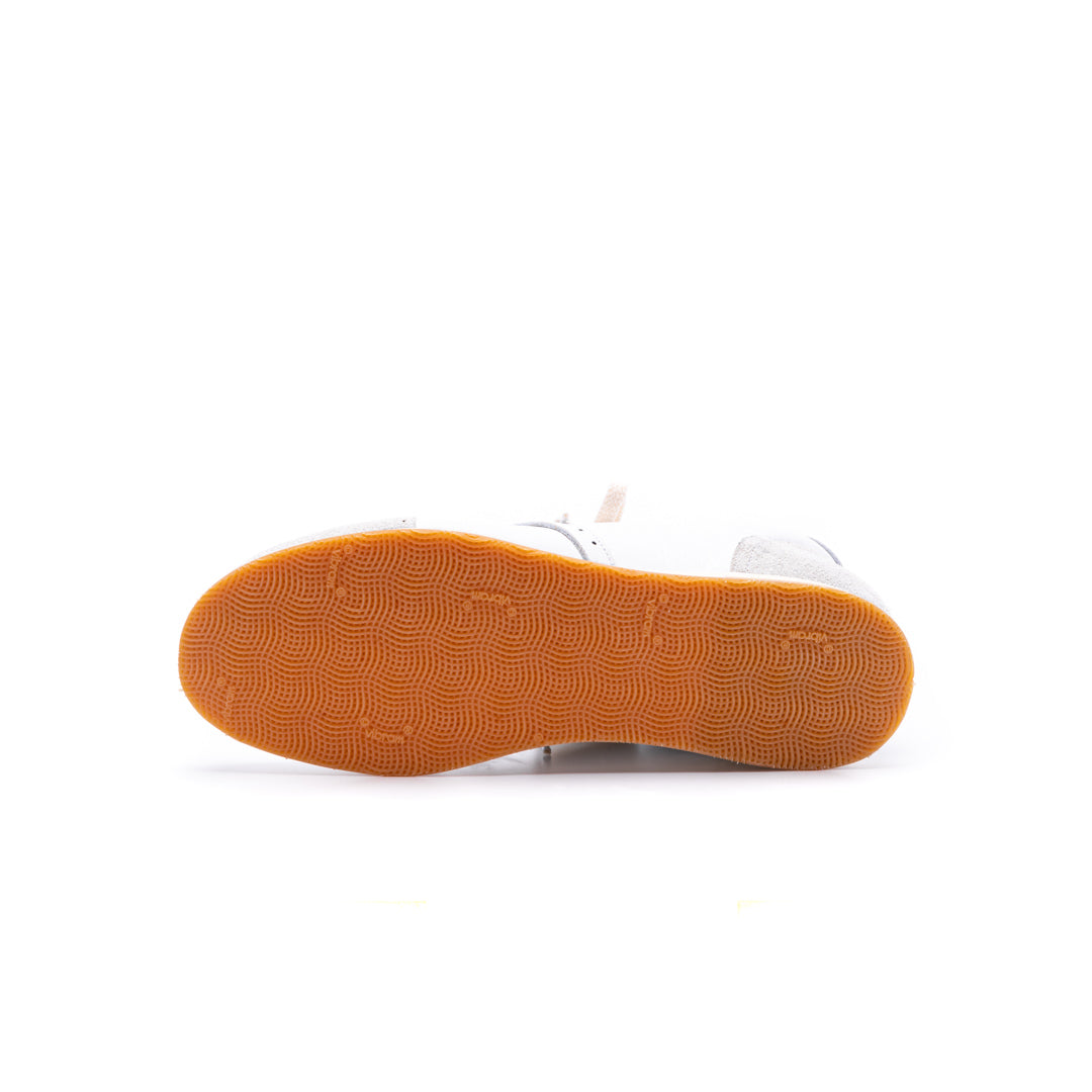 MU-955 LEATHER SNEAKERS WH