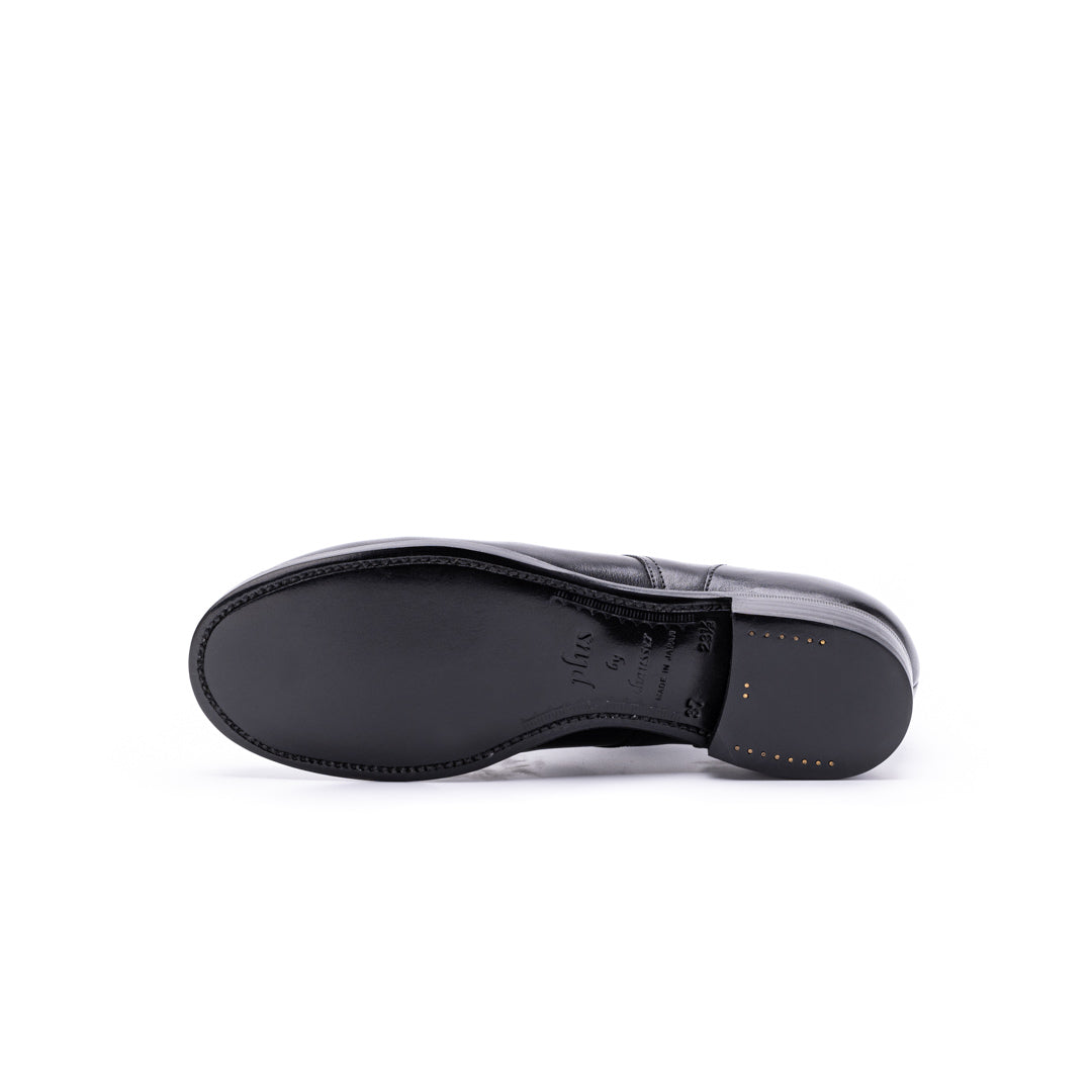PC-5021 PLAIN TOE SHOES BL