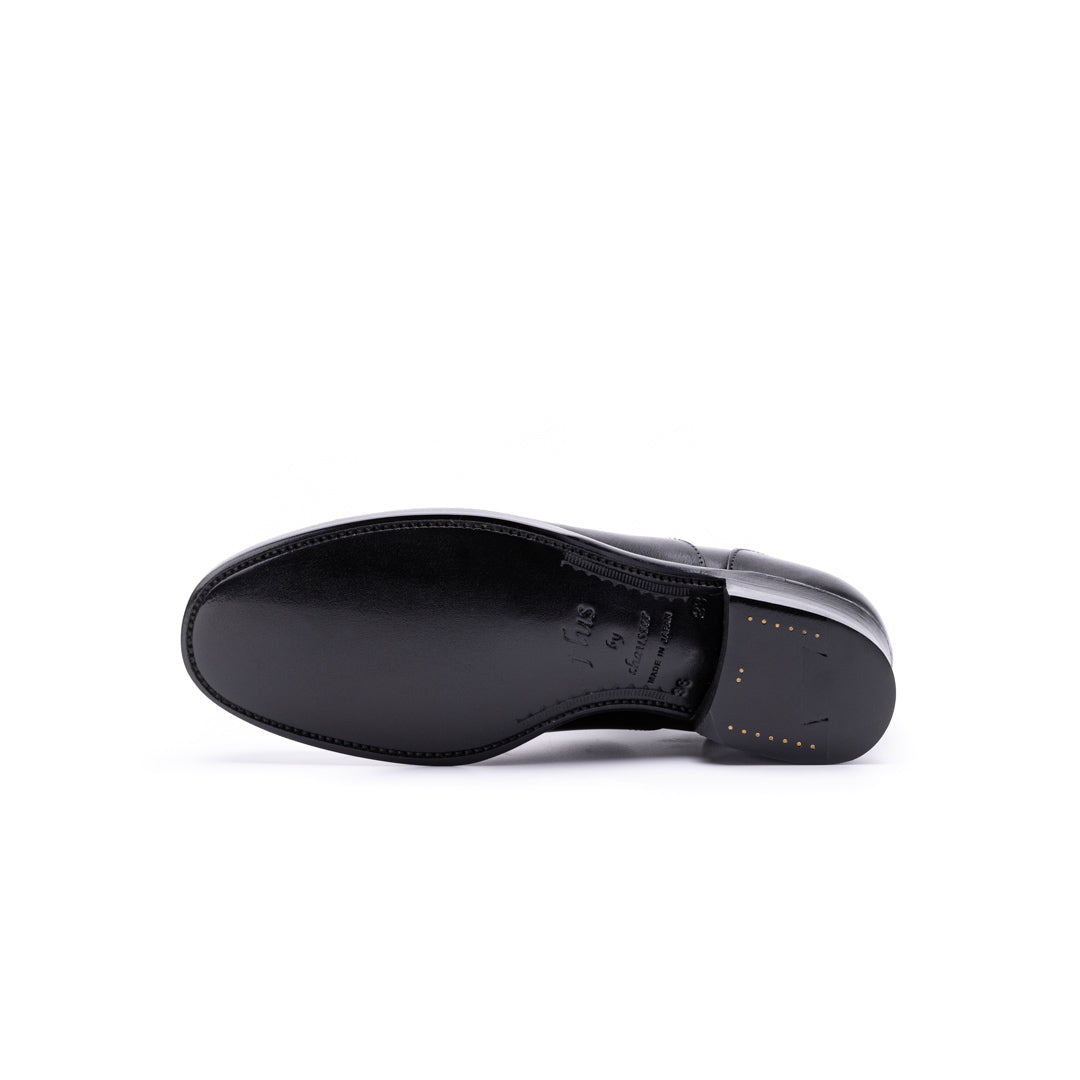PC-5044 PLAIN-TOE OXFORD SHOES BL