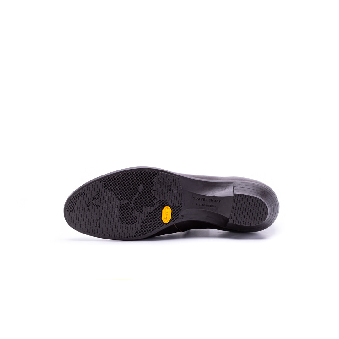 TR-012 SLIP-ON HEEL SHOES DBR