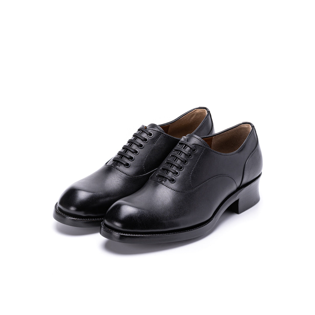 PC-5044 PLAIN-TOE OXFORD SHOES BL