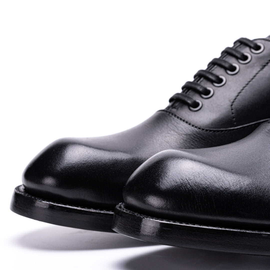 PC-5044 PLAIN-TOE OXFORD SHOES BL