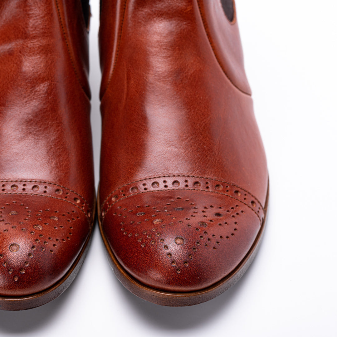 PC-5013 SIDE-GORE HEEL BOOTS BR