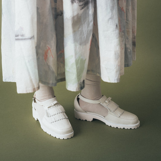 C-2340 U-TIP KILTIE SANDALS WH