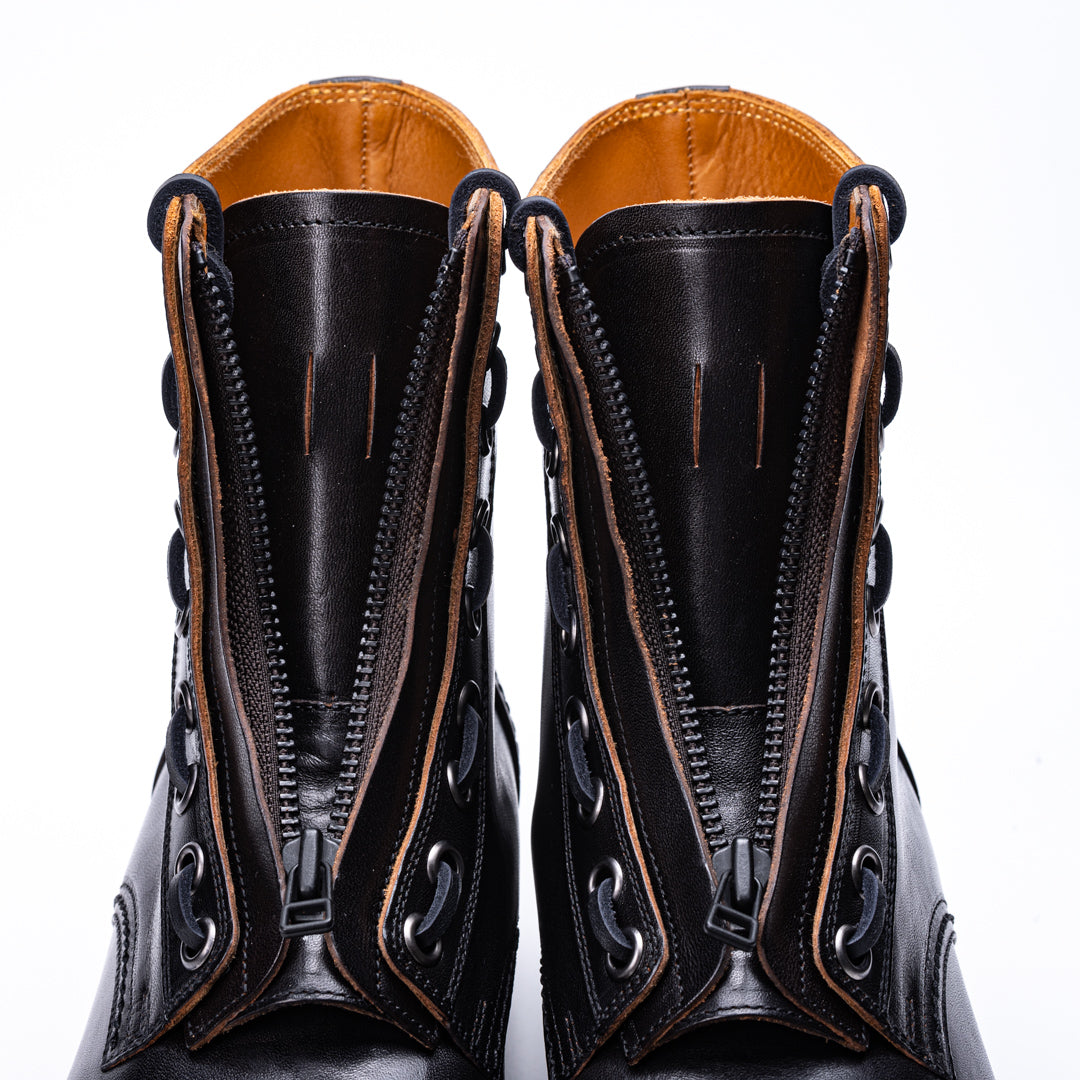 C-706ZP 2-WAY ZIP BOOTS BL