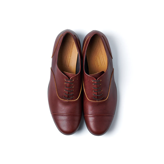 TR-001 CAP-TOE SHOES DBR-TN