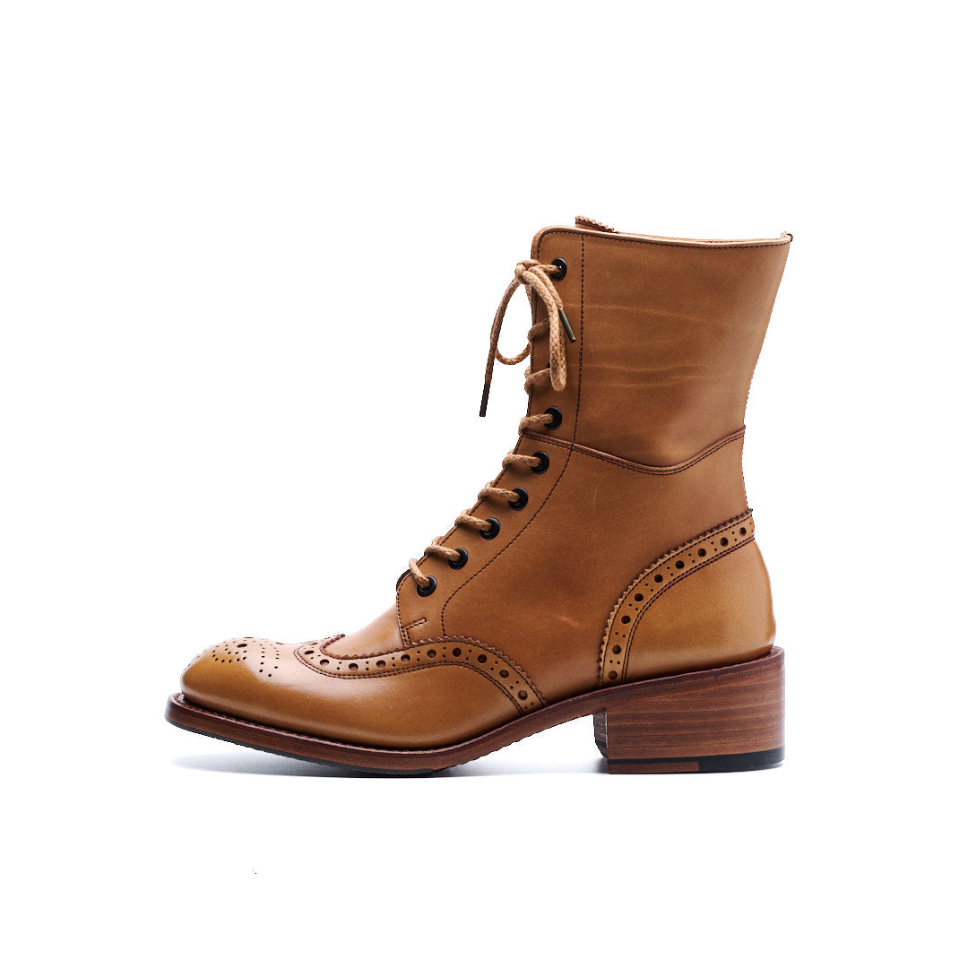 PC-592-25 WINGTIP LACE-UP BOOTS CA