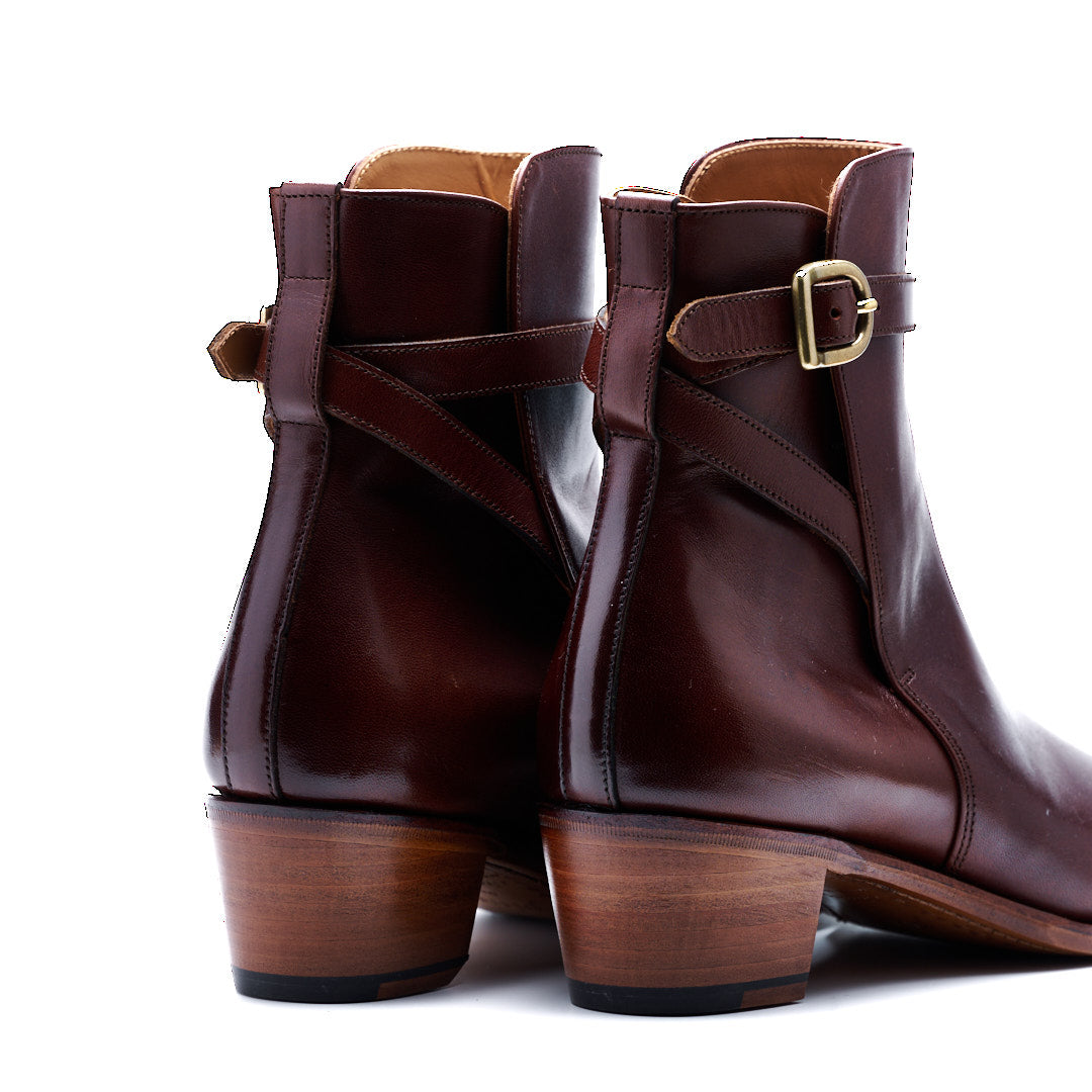 PC-5083 JODHPUR HEEL BOOTS DBR