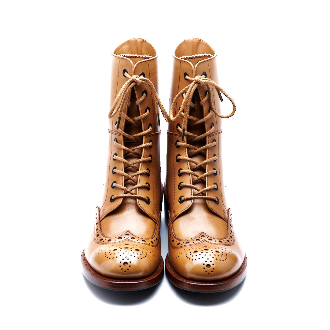 PC-592-25 WINGTIP LACE-UP BOOTS CA
