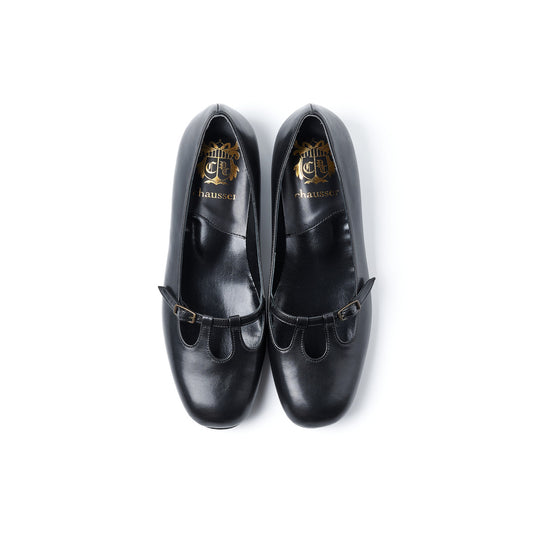 C-2357 STRAP SHOES BL