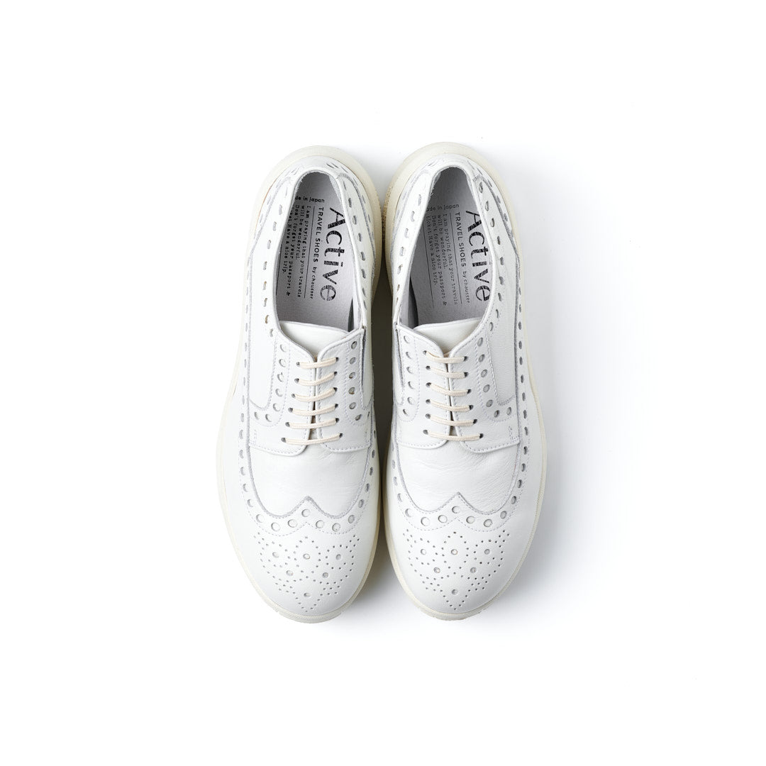 TRA-027 WINGTIP SHOES WH