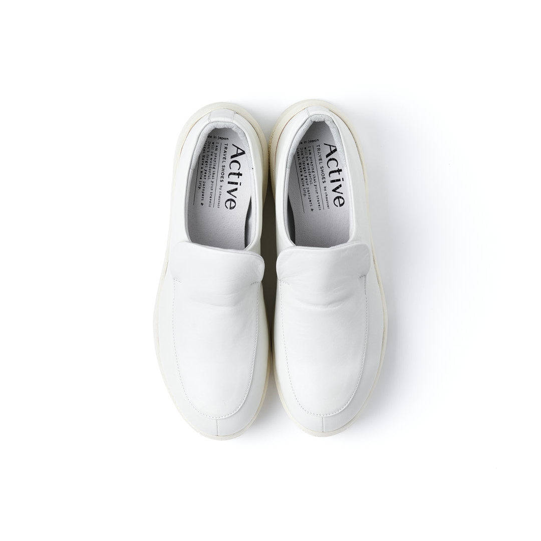 TRA-028 SLIP-ON SHOES WH