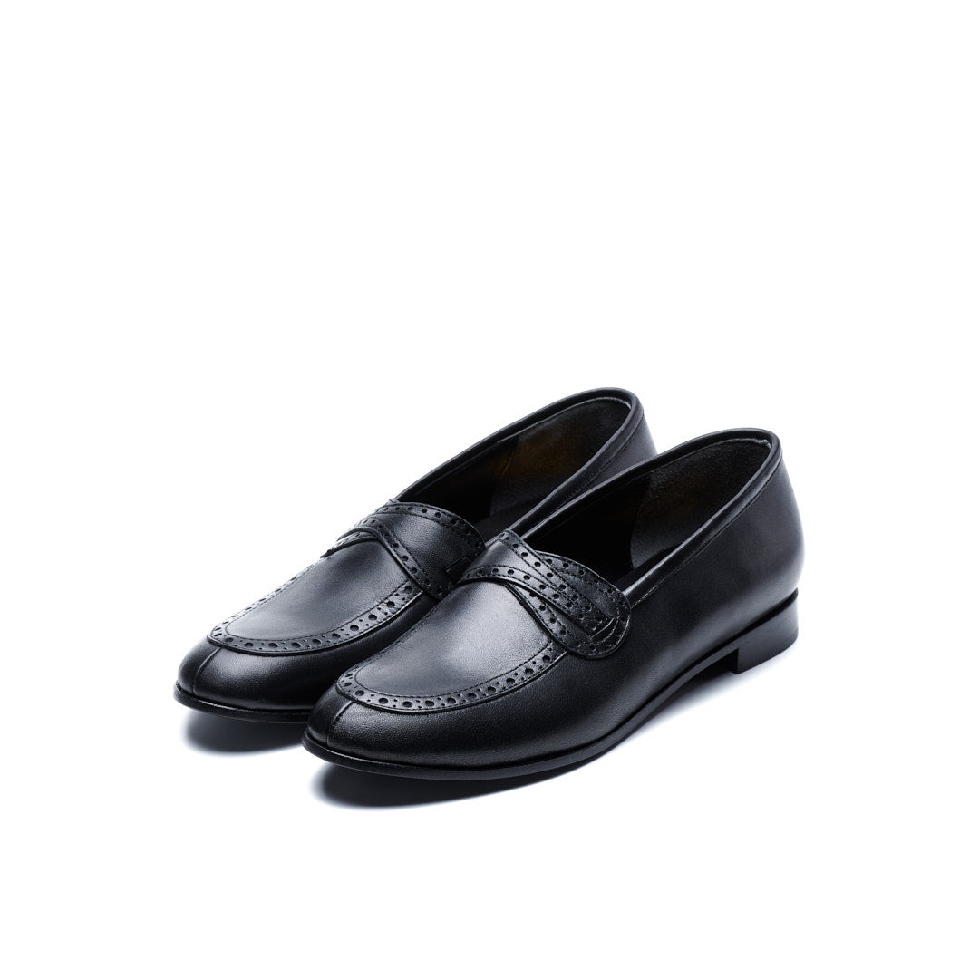 C-2356 U-TIP LOAFERS BL