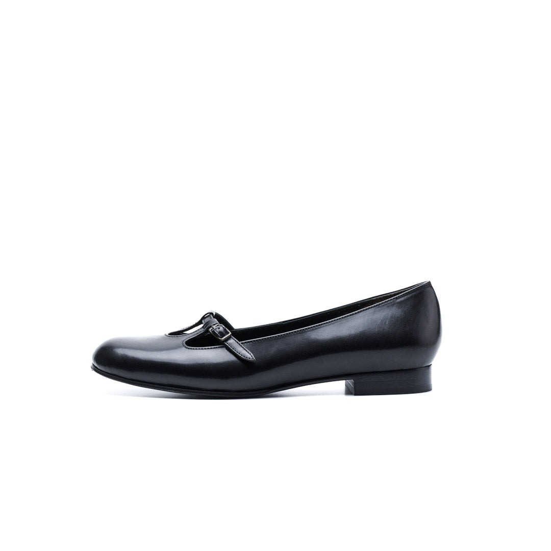 C-2357 STRAP SHOES BL