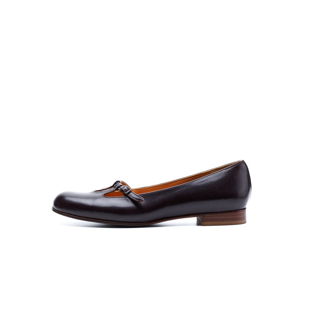 C-2357 STRAP SHOES DBR