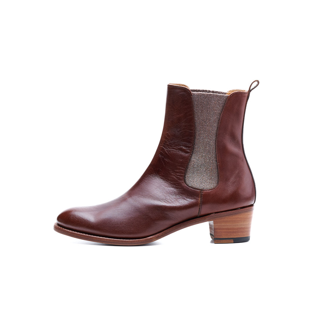 PC-5079 SIDE-GORE HEEL BOOTS DBR