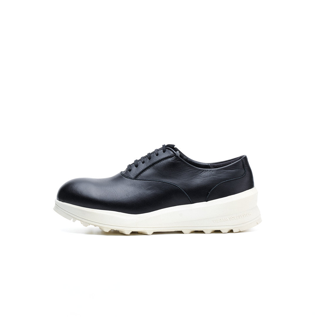 TRA-026 PLAIN TOE OXFORD SHOES BL/WH