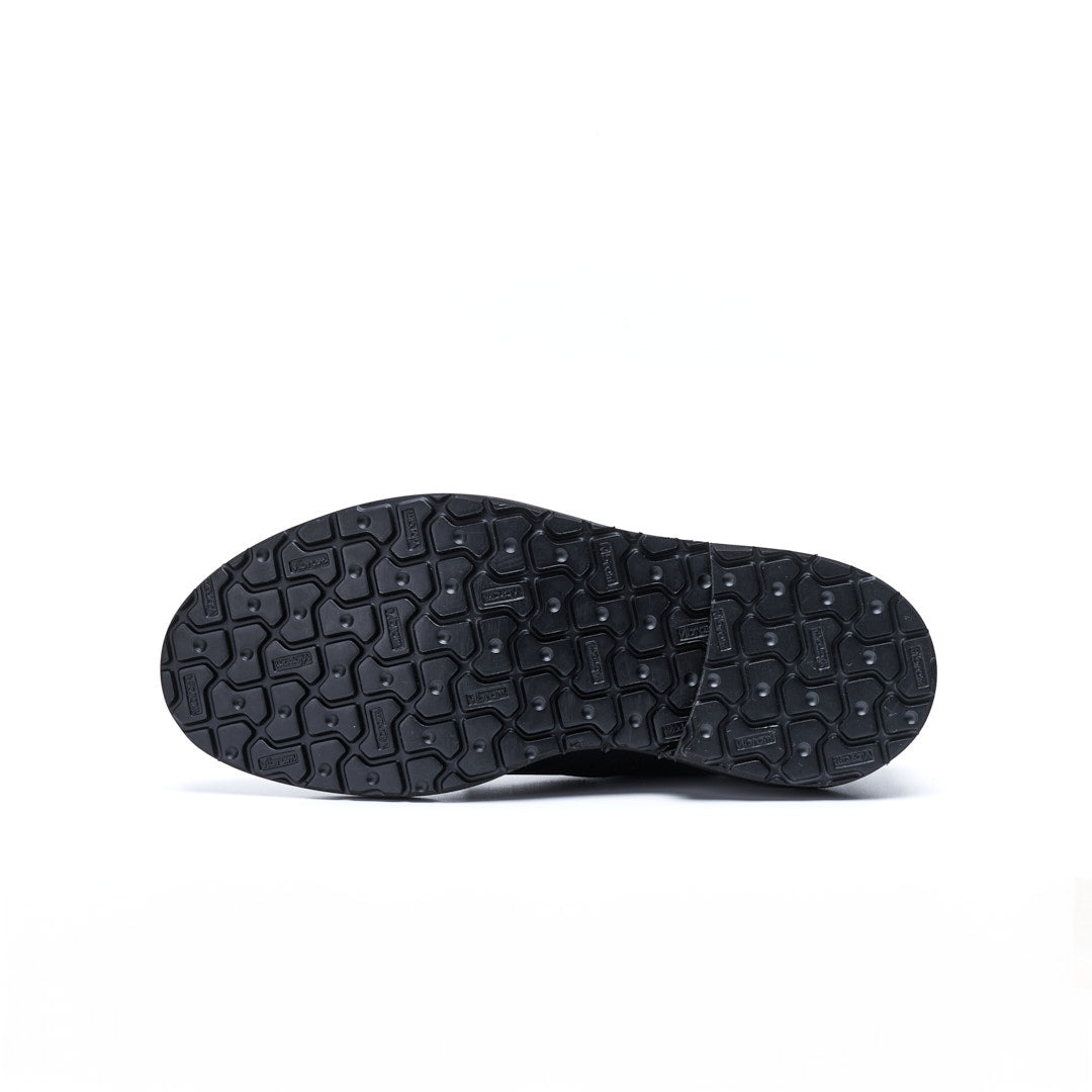 C-7059 PLAIN-TOE DERBY SHOES BL