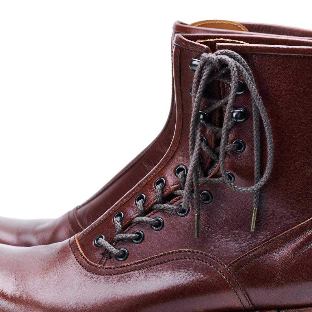 C-7057 SIDE LACE-UP BOOTS DBR