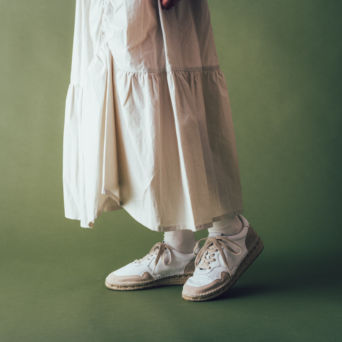 CM-25 ESPADRILLE SNEAKERS WH/BGV