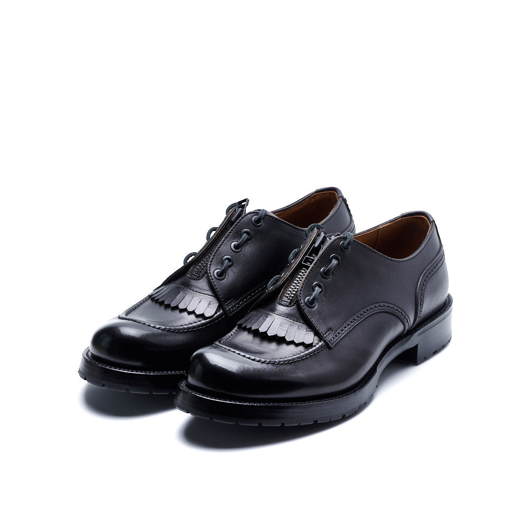 C-7062 U-MOCHA ZIPPER UNIT SHOES BL