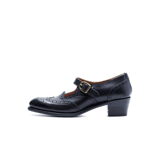 PC-5081 WINGTIP HEELS BL