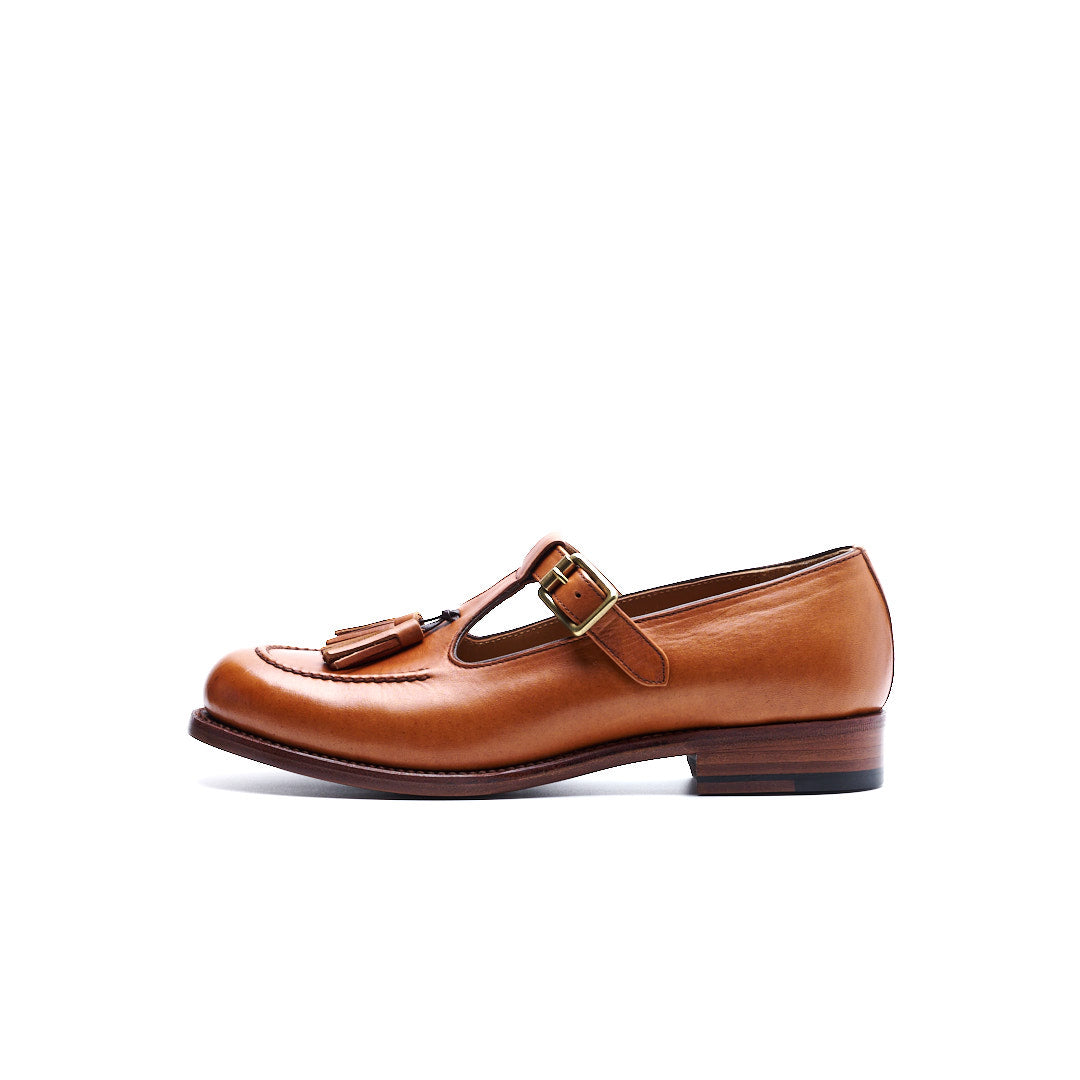 PC-5082 TASSEL T-STRAP SHOES BR