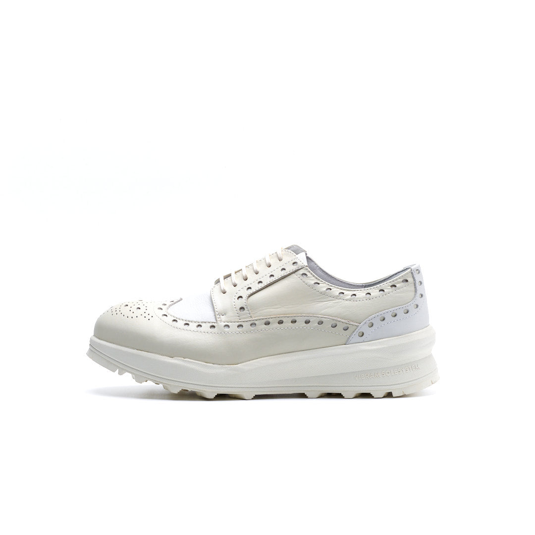 TRA-027 WING TIP SHOES CRM/WHC