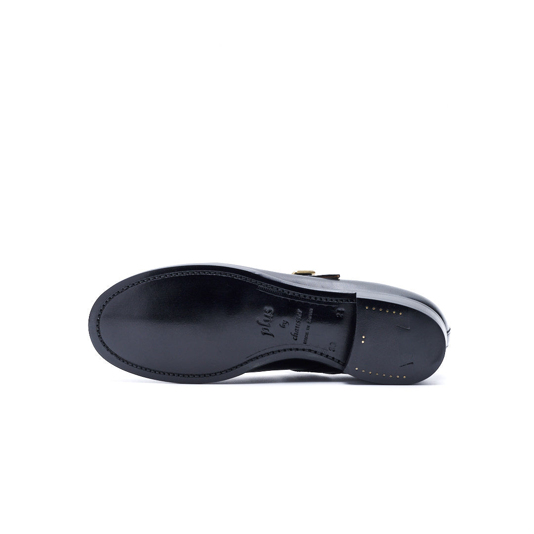 PC-5082 TASSEL T-STRAP SHOES BL