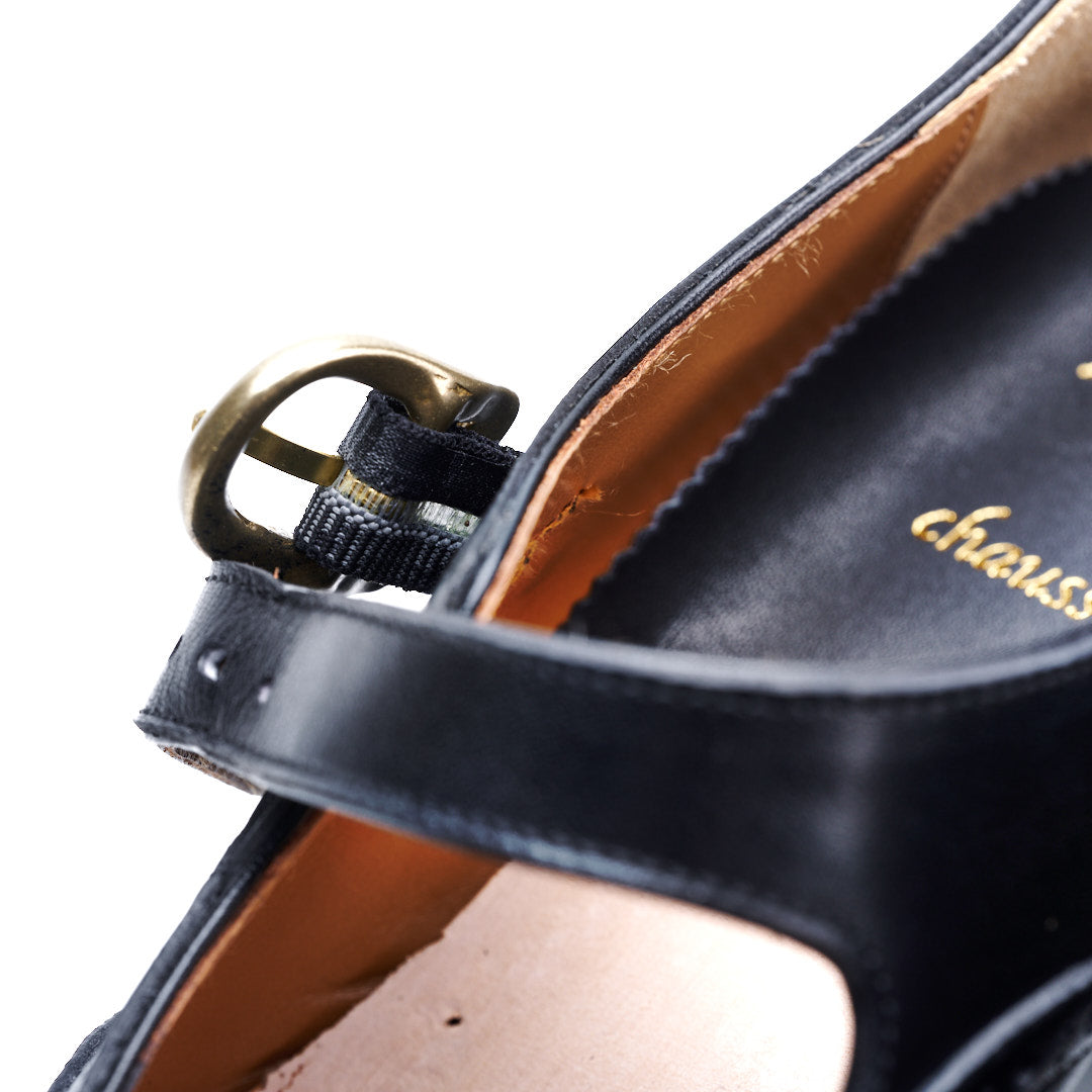 PC-5081 WINGTIP HEELS BL