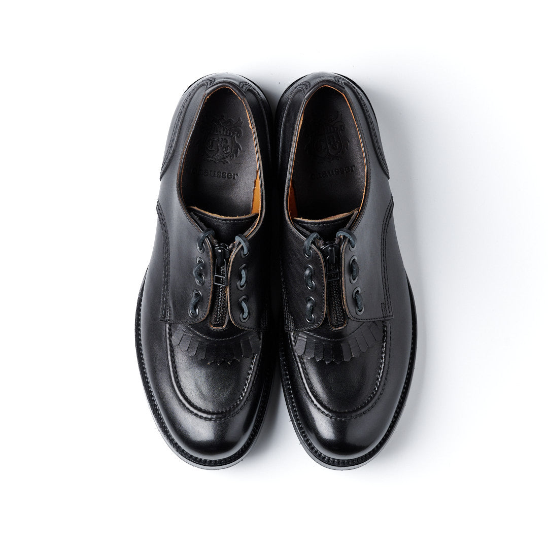 C-7062 U-MOCHA ZIPPER UNIT SHOES BL