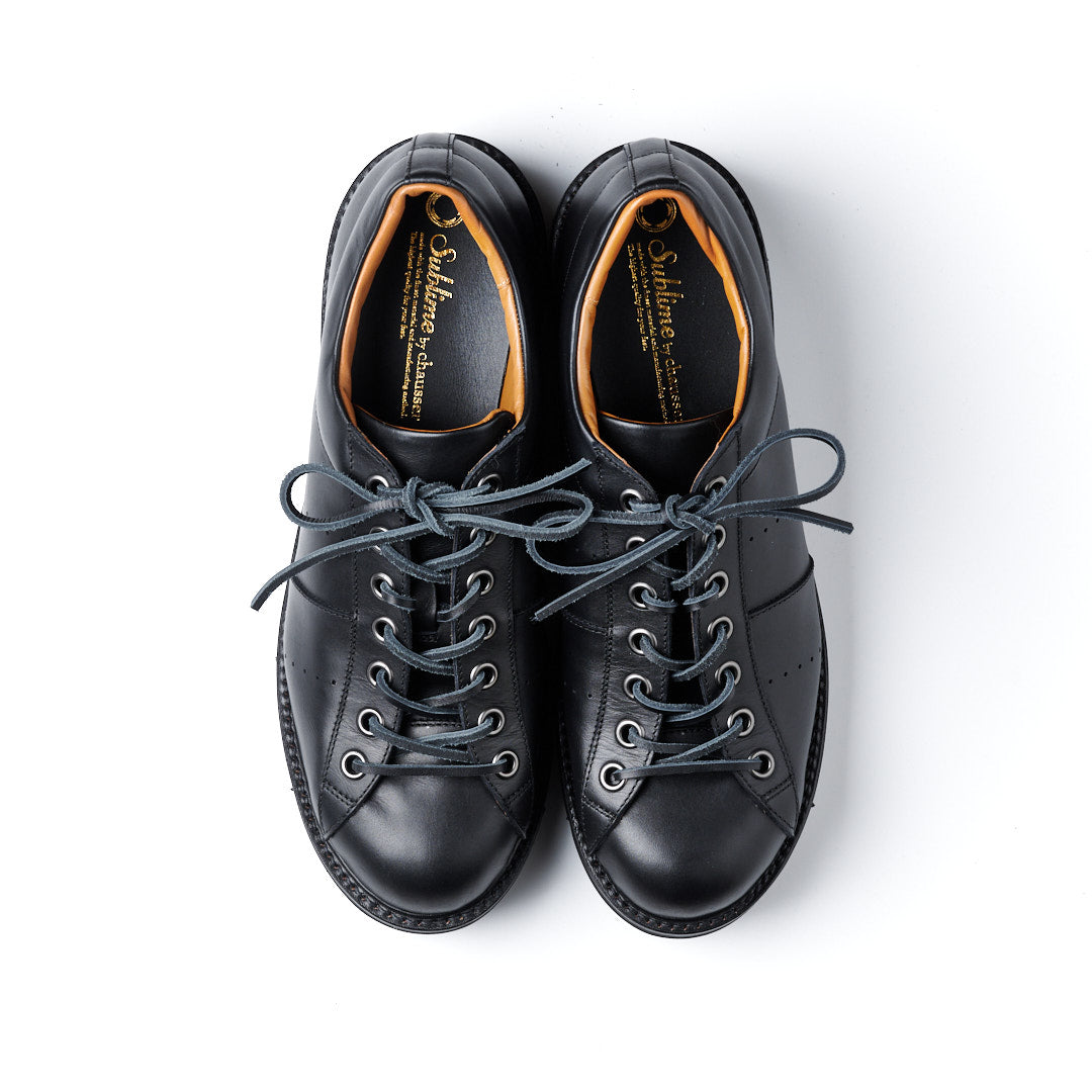 SU-111 LEATHER SNEAKERS BL
