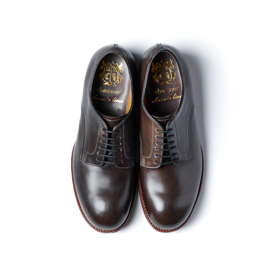 【受注オーダー/納期:2026年3月下旬】C-7930 CORDOVAN PLAIN TOE SHOES