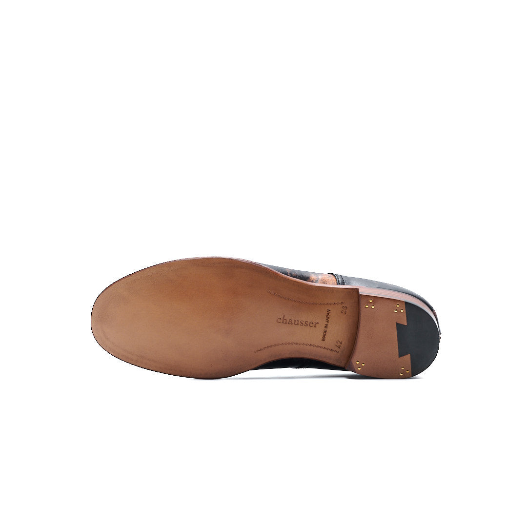 【受注オーダー/納期:2026年3月下旬】 C-7930RC CORDOVAN PLAIN TOE SHOES BL【数量限定】