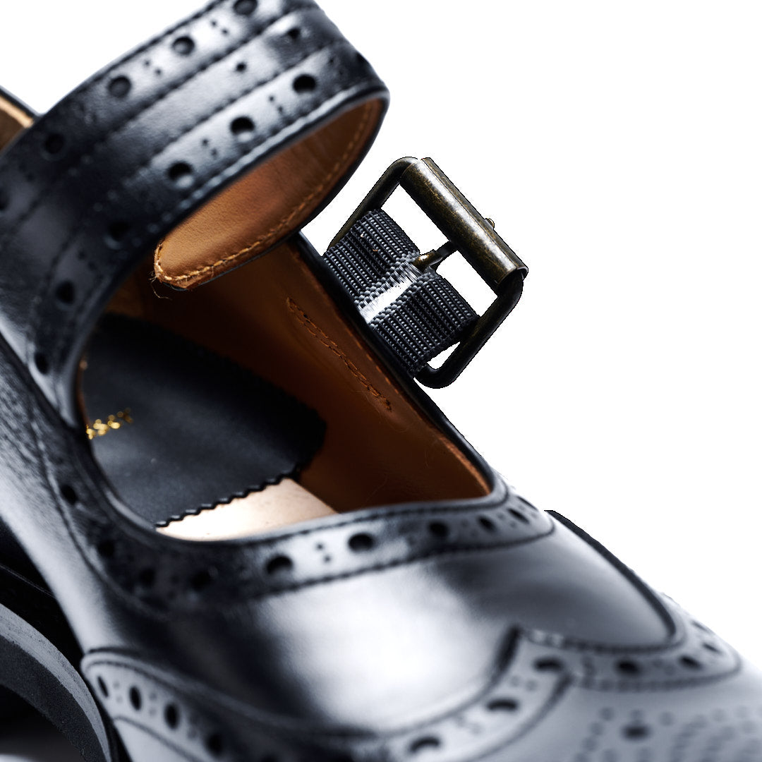 PC-5084 WATERPROOF ONE-STRAP SHOES BL