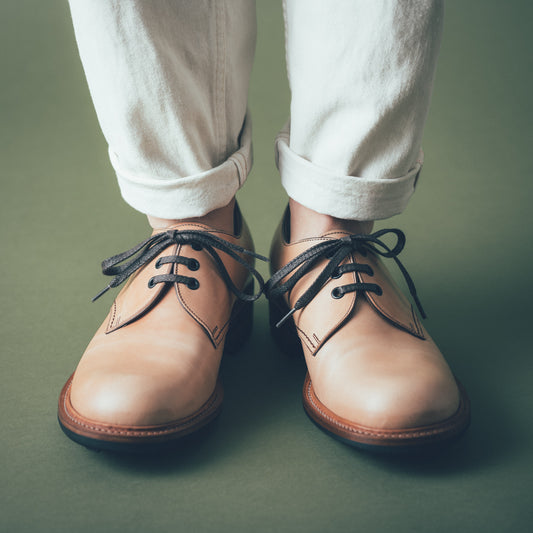 C-7056 CORDOVAN 3-EYELET SHOES NA