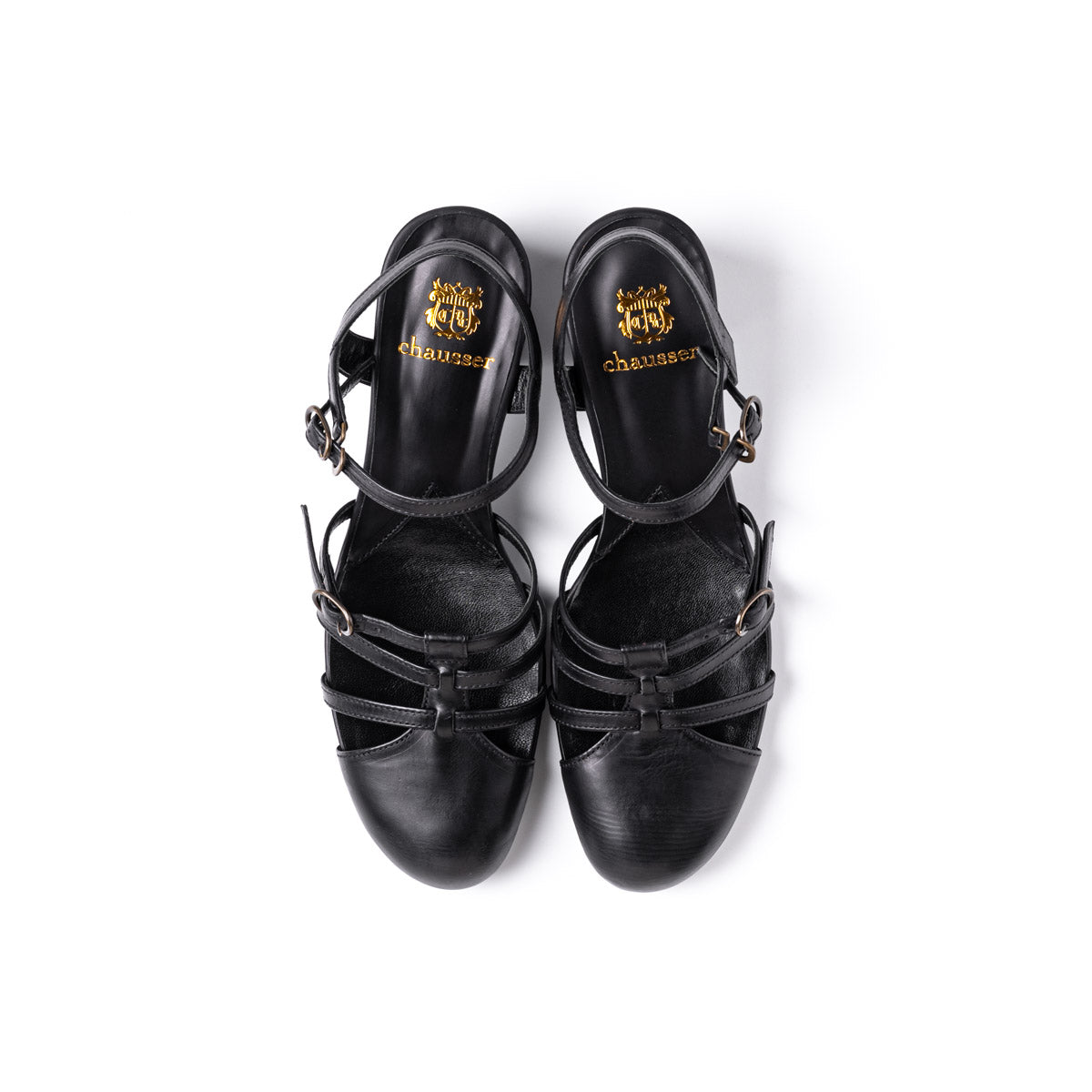C-2318 HEEL STRAP SANDALS BL