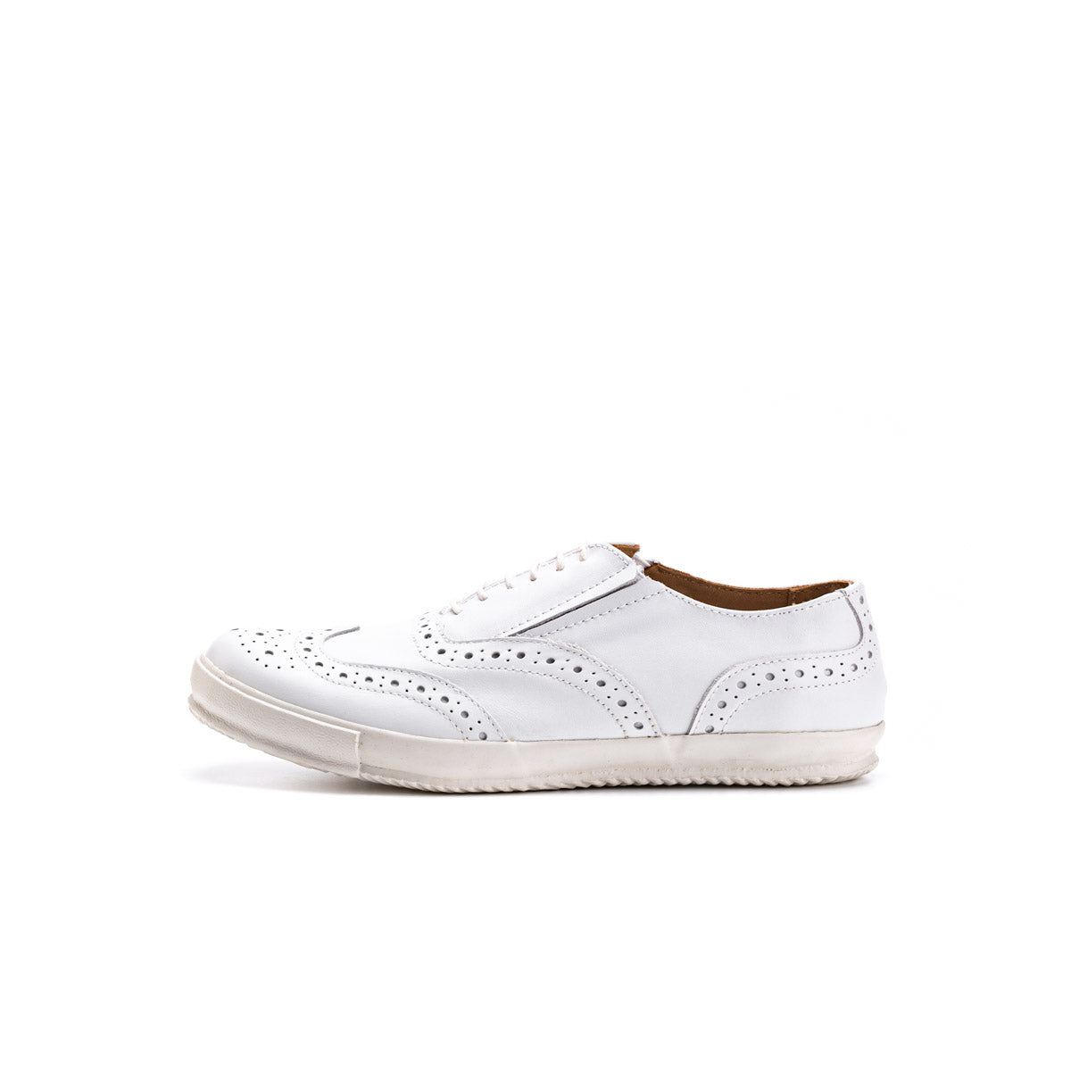 SA-01 LEATHER SNEAKERS WH