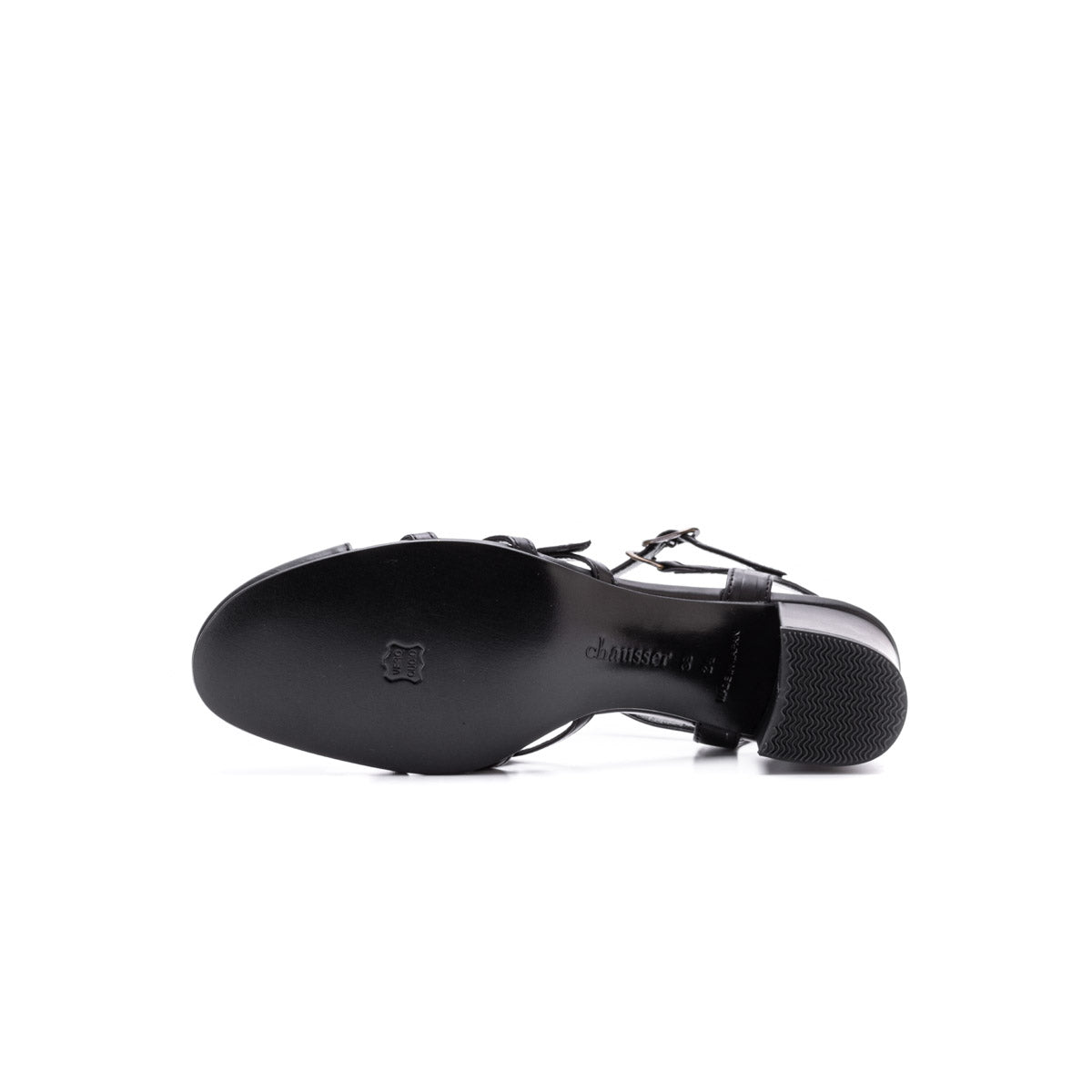 C-2318 HEEL STRAP SANDALS BL