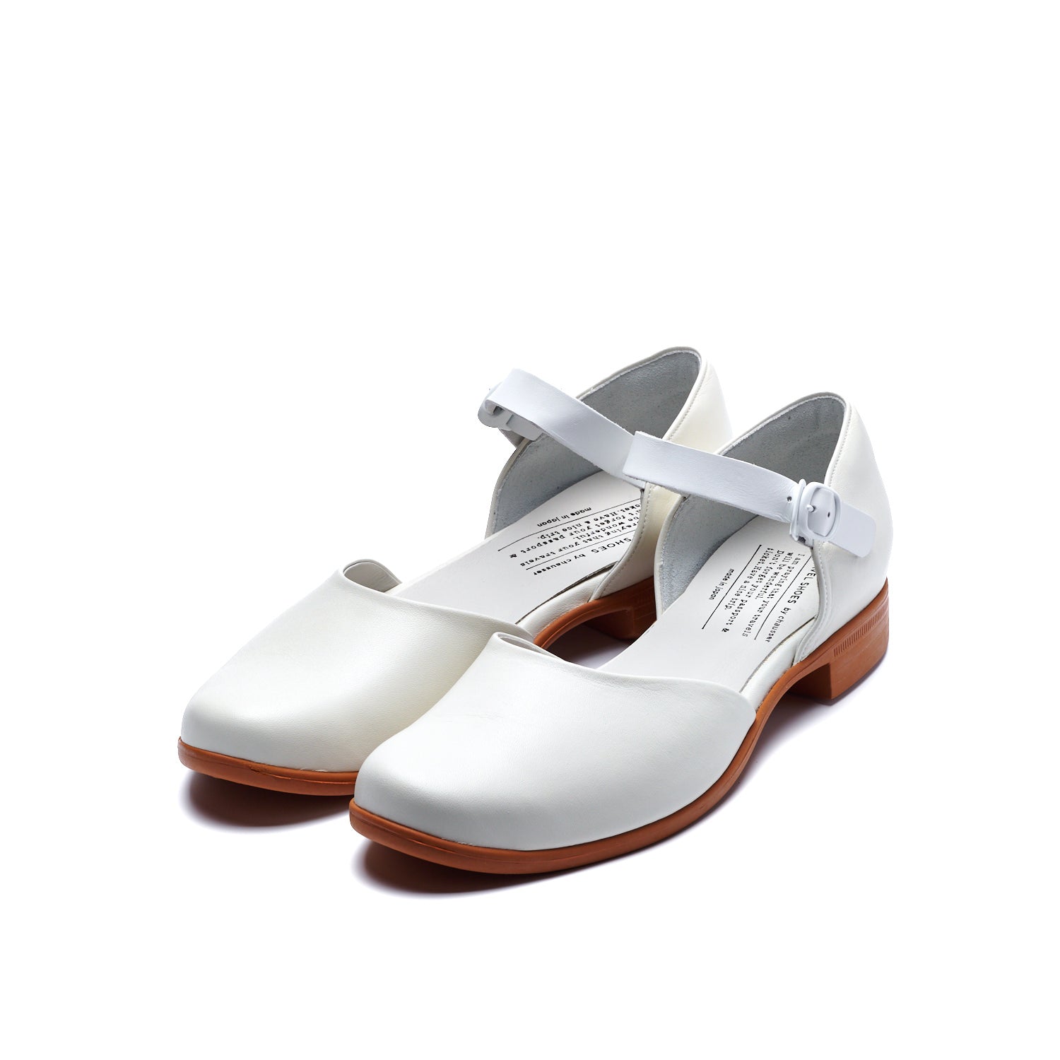 受注生産／納期：7月下旬】TR-032 ONE-STRAP SANDALS WH/BR – chausser