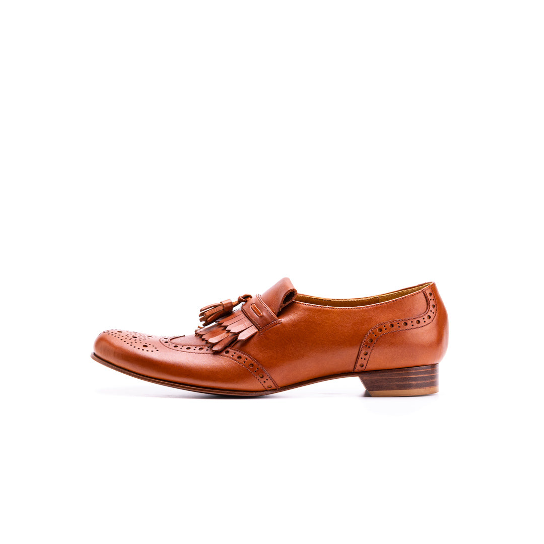 C-2143 KILTIE TASSEL LOAFERS BR