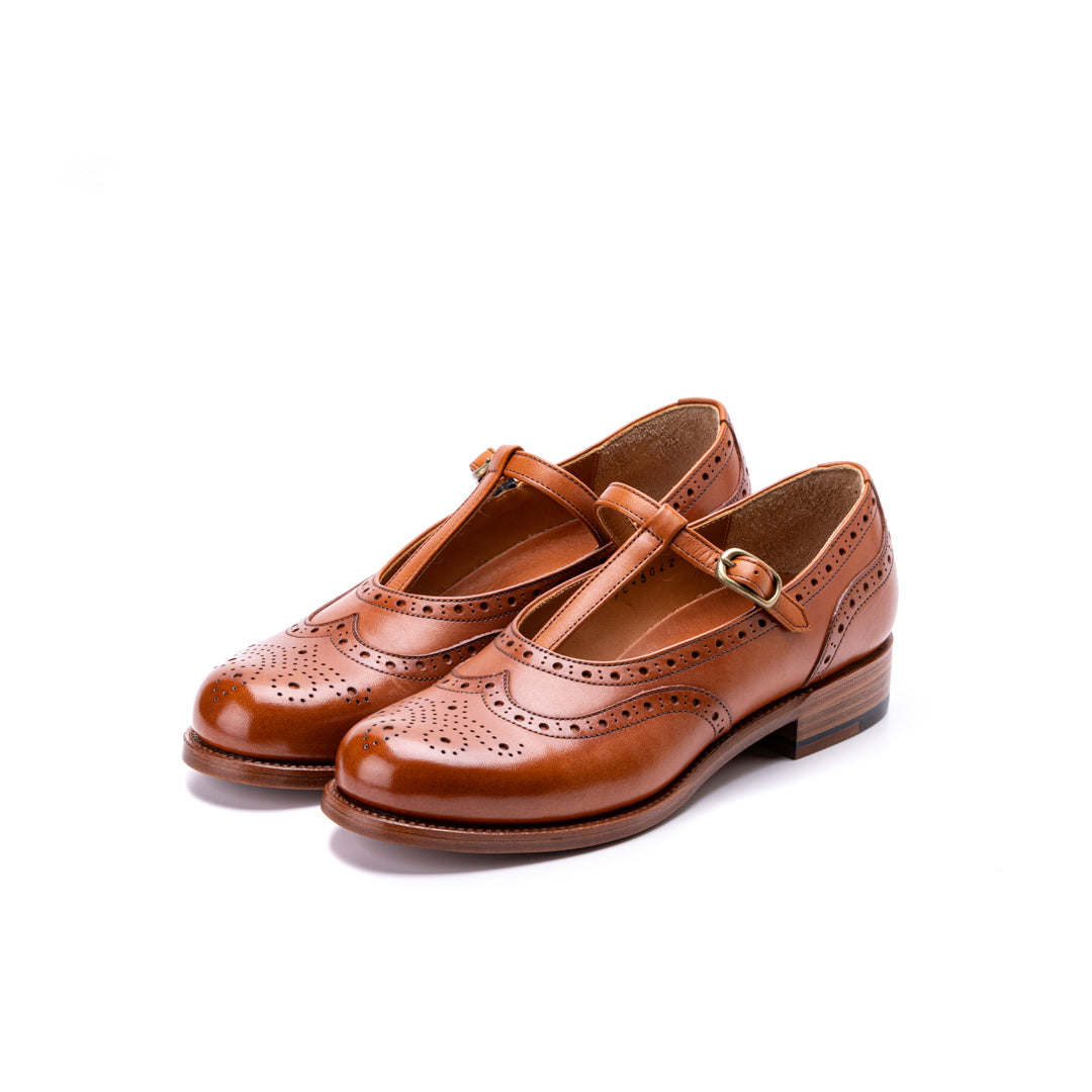 PC-5042 T-STRAP SHOES BR