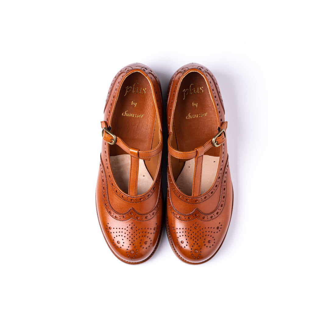PC-5042 T-STRAP SHOES BR